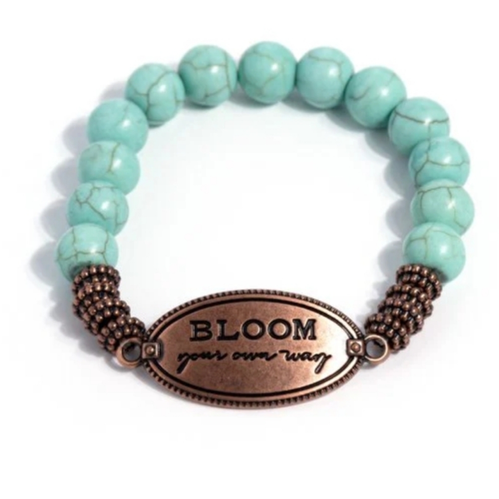 Paparazzi Bracelet ~ Bedouin Bloom - Copper